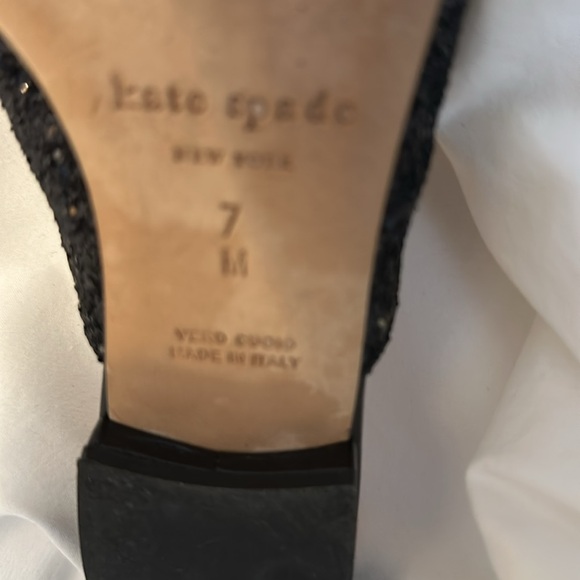 Kate Spade Black Sequin Women's Mules - Picture 3 of 4